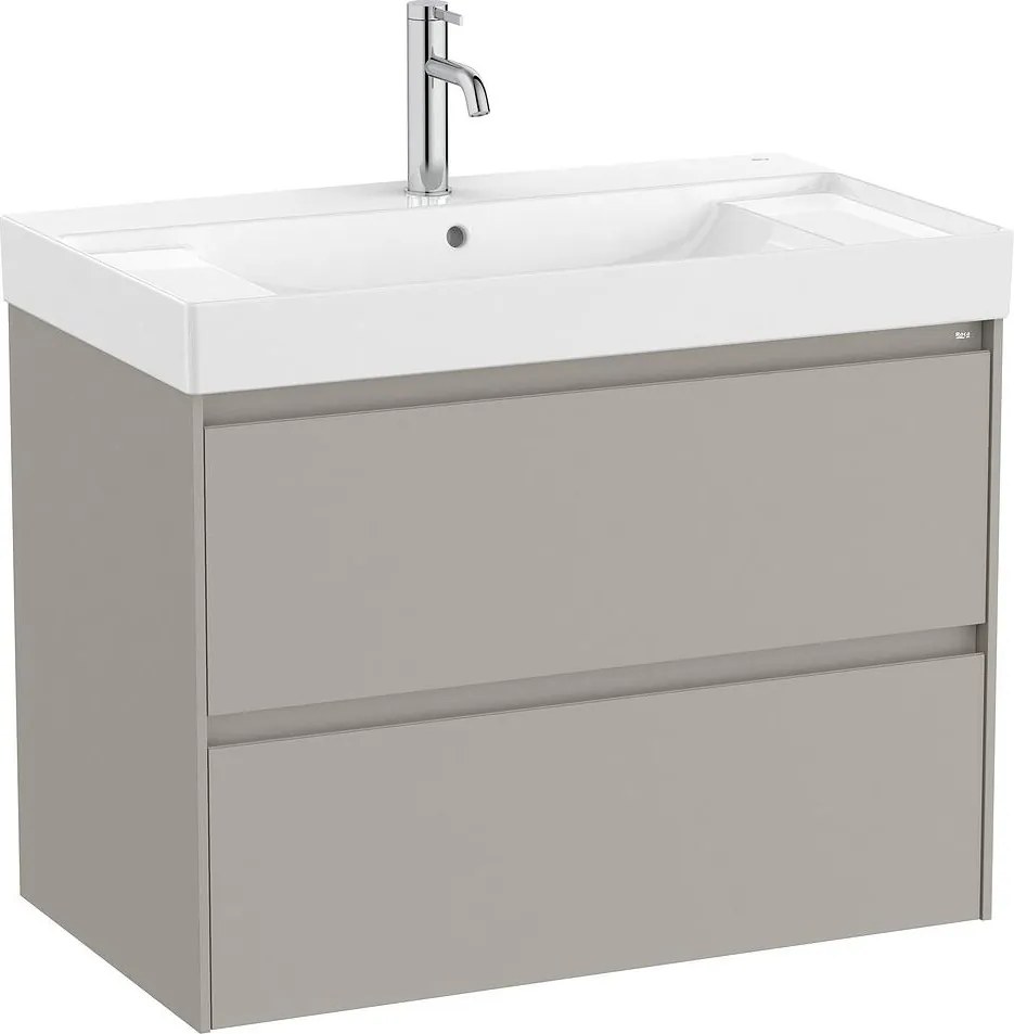 Конзолен шкаф за баня A851691510 и централен умивалник, 80х46х64.5см