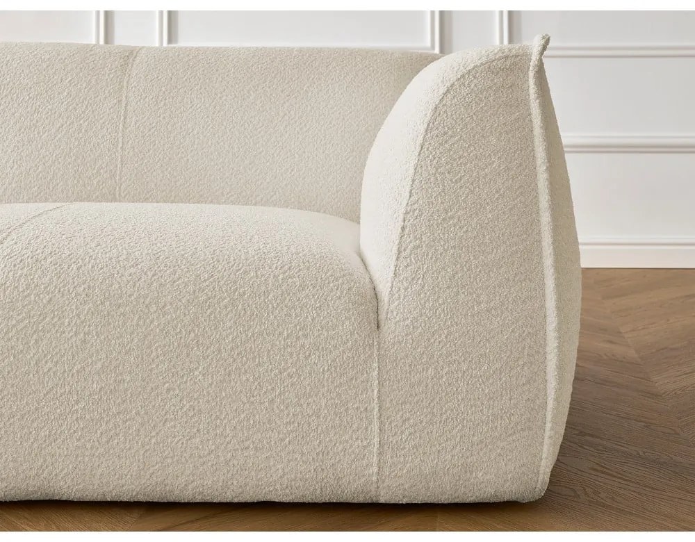 Бежов диван от прежда с примки от букле 242 cm Giorgia – Bobochic Paris