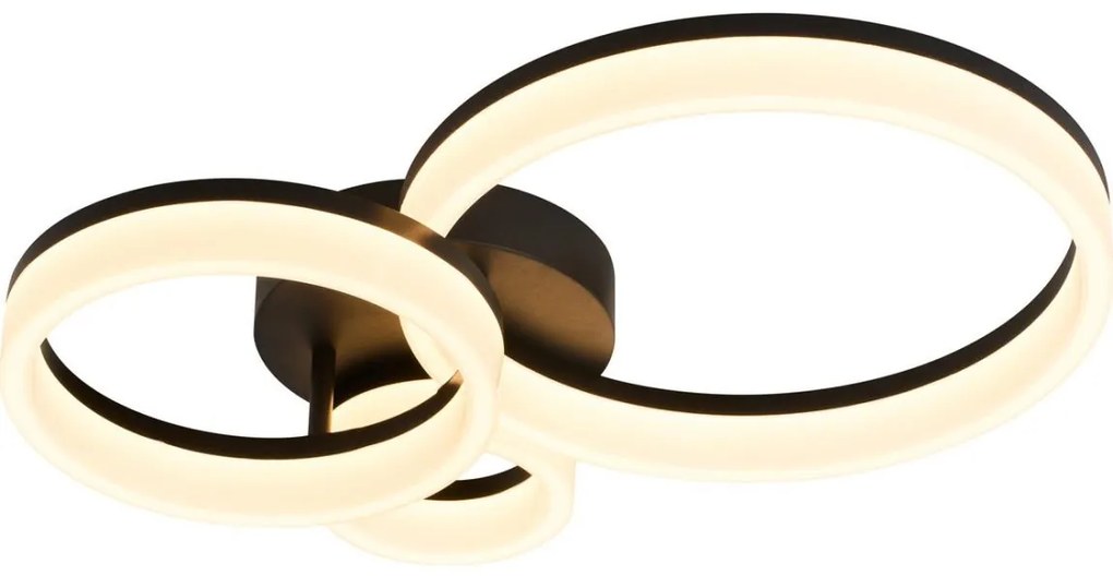 Rabalux 71385 - LED Плафониера AMILIA LED/24W/230V 3000/4000/6500K черен