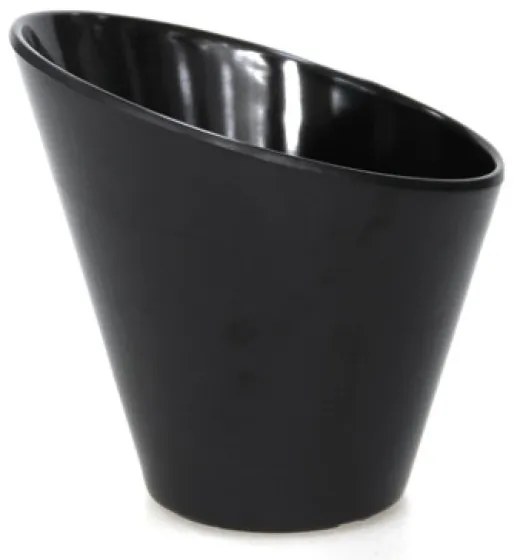 Horecano - Меламинова купа скосена черна VELOCITY ф11см 11x11х10см (207305BK)