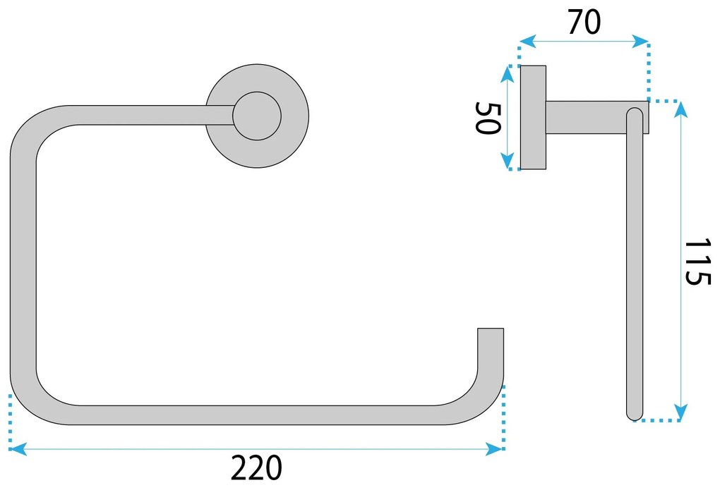 Закачалка за баня 5610 Leo Gold