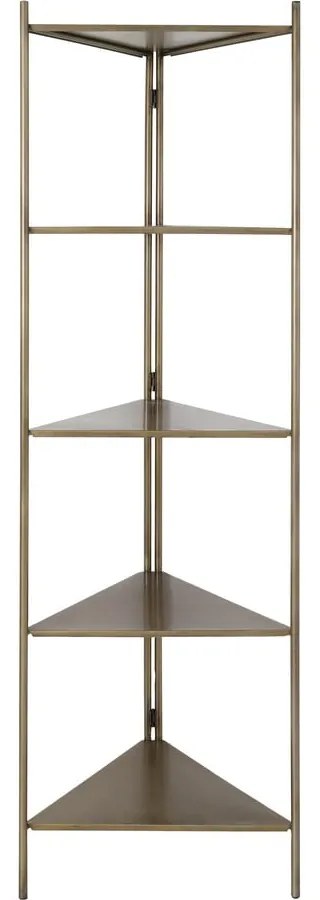 Метален шкаф за книги в златист цвят 58,5x200 см Display - Light &amp; Living