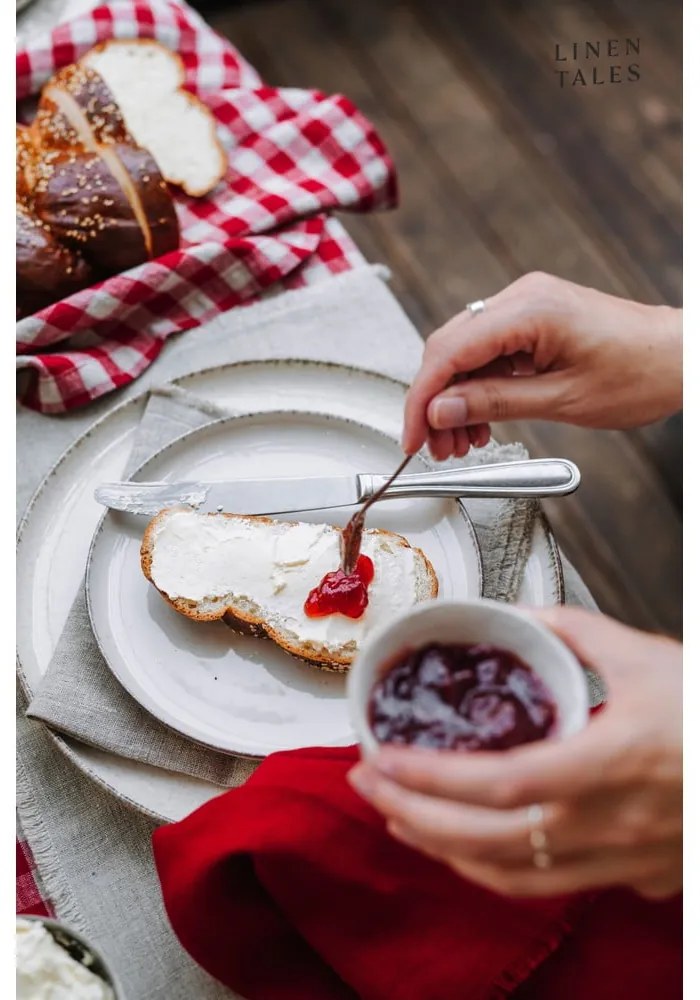 Ленена кърпа за съдове 45x65 cm Red Gingham – Linen Tales