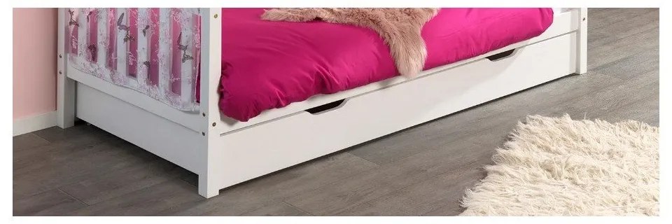 Бяла кутия за съхранение на детско легло 90x200 cm Dallas – Vipack