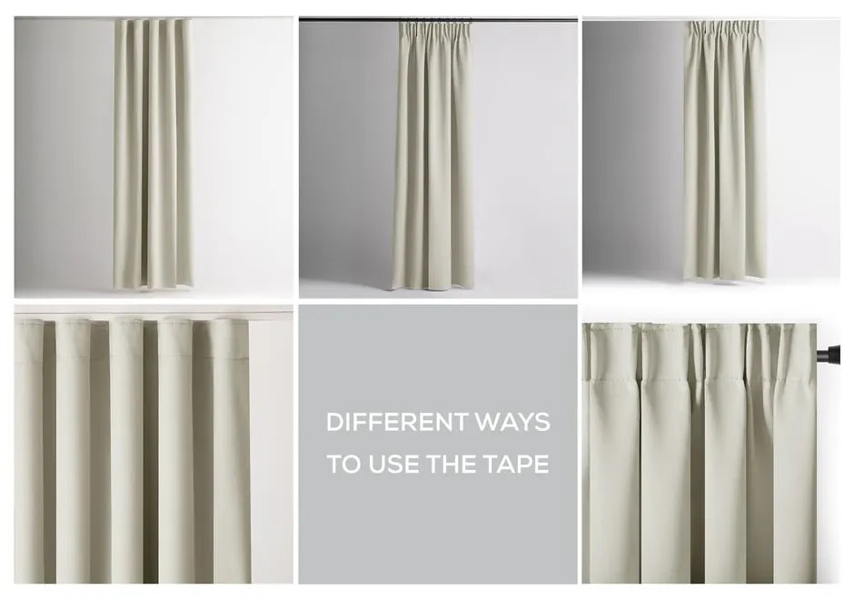 Кремаво dimout перде 140x245 cm Kierra – Restilo