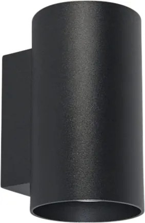 Интелигентна дизайнерска стенна лампа черна вкл. 2 Wifi GU10 - Sandy