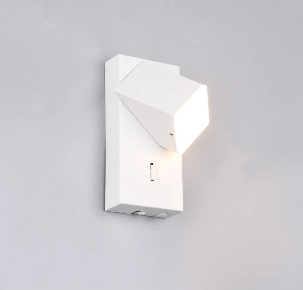 Бяла LED стенна лампа Raglan – Trio