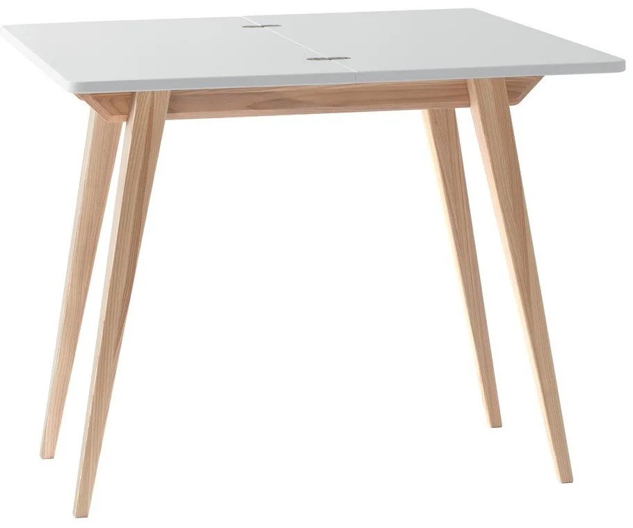 Сгъваема трапезна маса с допълнителна плоча с бял плот за маса 90x45 cm Envelope – Ragaba