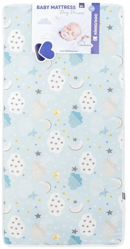 KIKKA BOO Матрак DAYDREAM 60/120/10 см CLOUDS BLUE