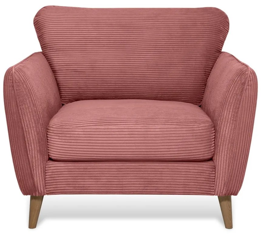 Розово кресло от рипсено кадифе Paris – Scandic