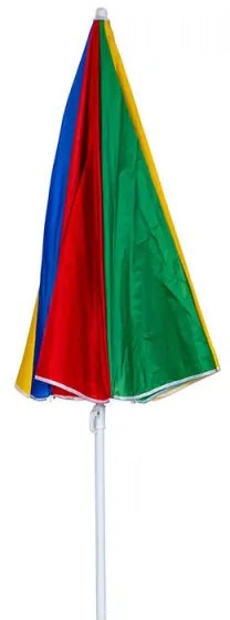 Плажен чадър Muhler U5037 651449, 180х180 см, Без стойка, Чупещо рамо, 8 Ребра, Асорти