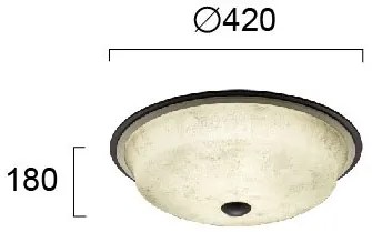 Лампа за таван Viokef Simona