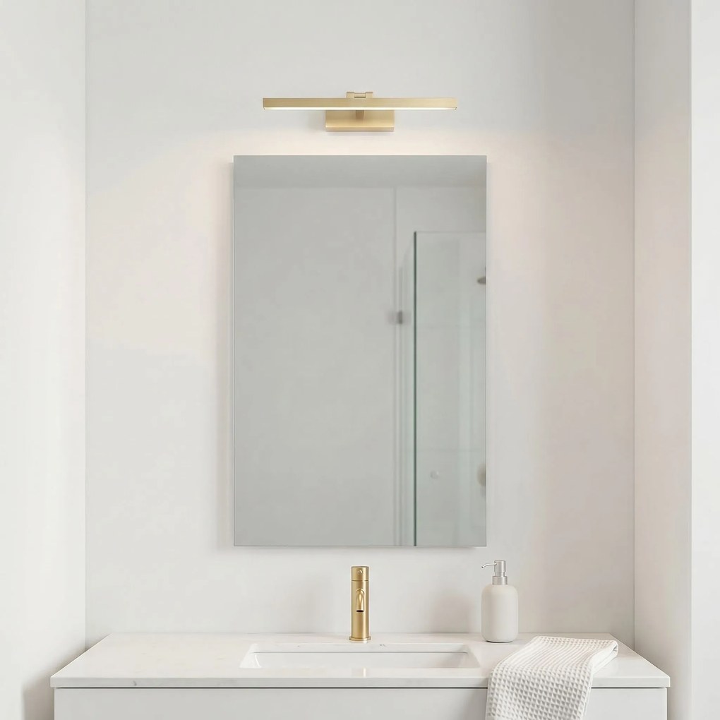 Stenen LED aplik za banya APP1863-1W 40cm BRUSH GOLD