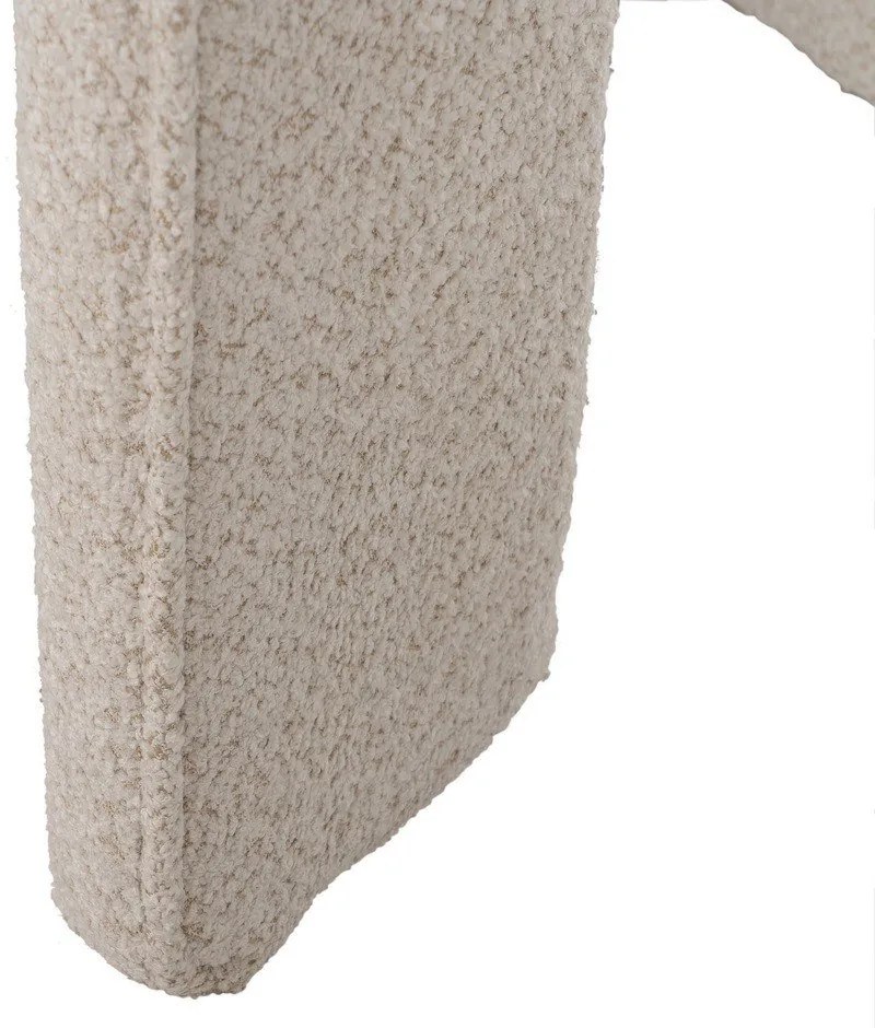 Бежово кресло от плат букле – Ixia