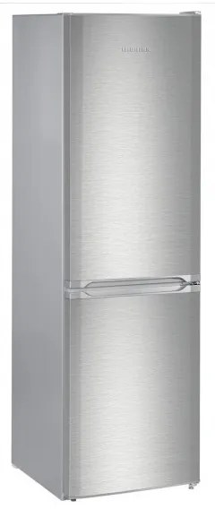 Хладилник с фризер Liebherr CUef 331, 296 Л, Клас F, SN-ST, SmartFrost, SmartSteel, FrostSafe, VarioSpace, Сив