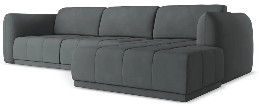 Тъмносив ъглов диван (десен ъгъл) Hoku – Makamii