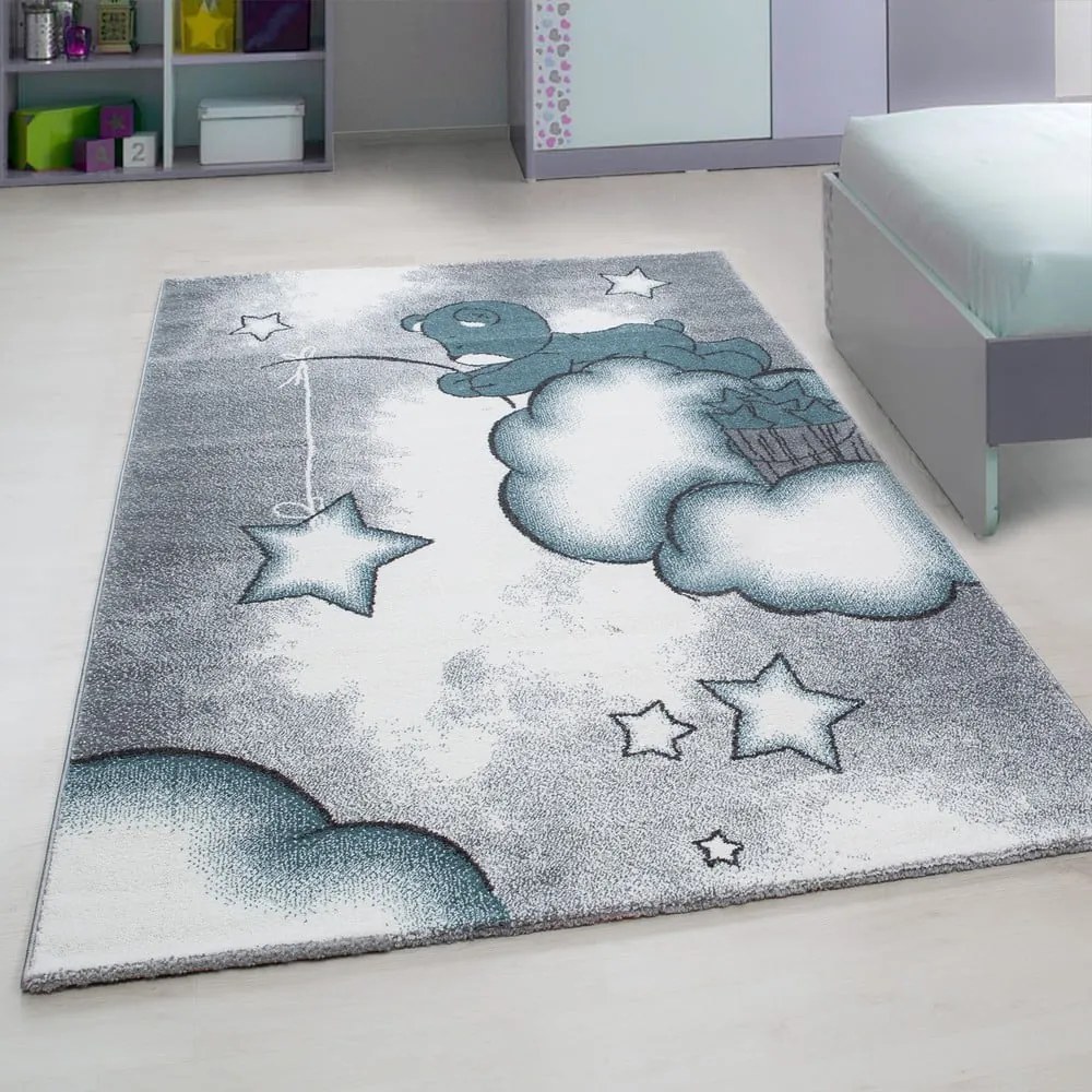 Синьо-сив детски килим 140x200 cm Kids – Ayyildiz Carpets