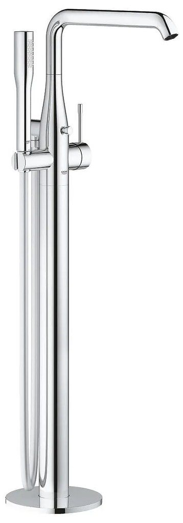 Едноръкохватков смесител за вана 1/2″, 25248001, подов монтаж