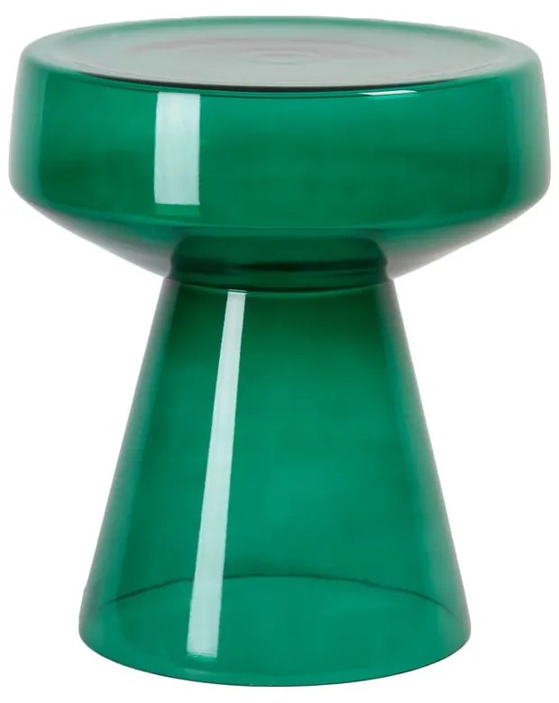 Стъклена кръгла странична масичка ø 37 cm Dakwa – Light &amp; Living