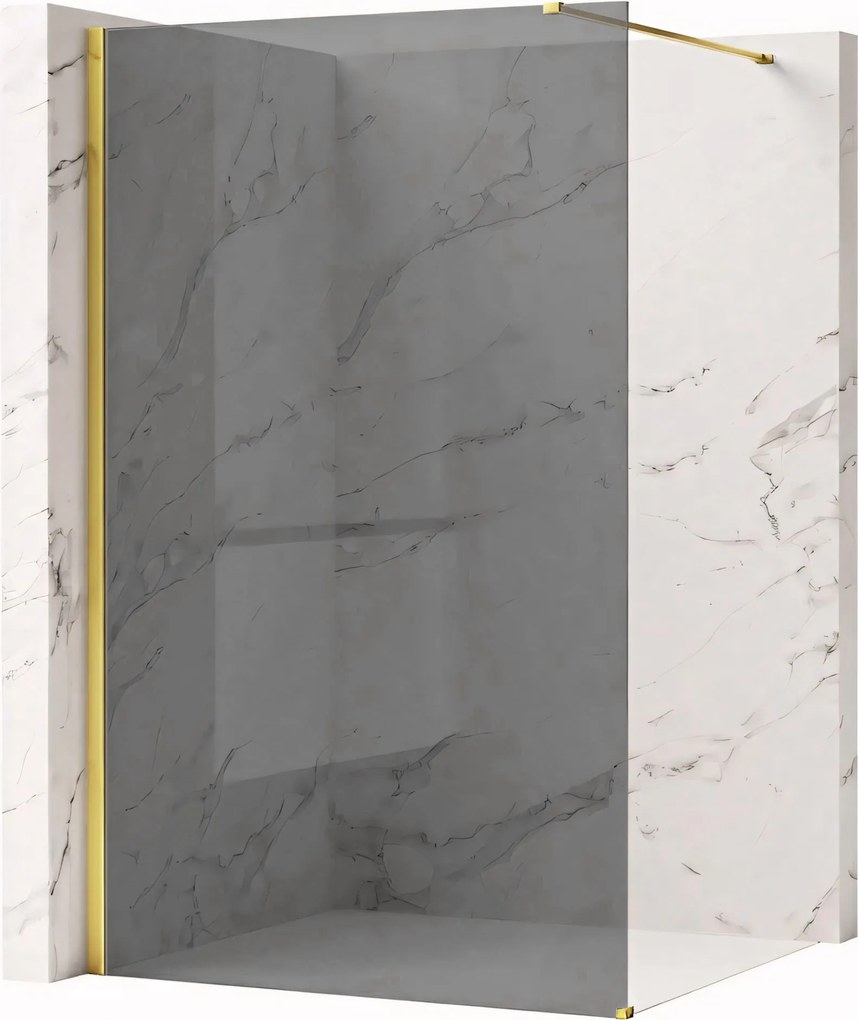 Параван за душ Rea Flexi Grey / Gold 120