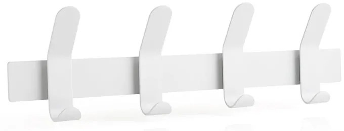 Бяла метална закачалка за стена A-Rack - Zone