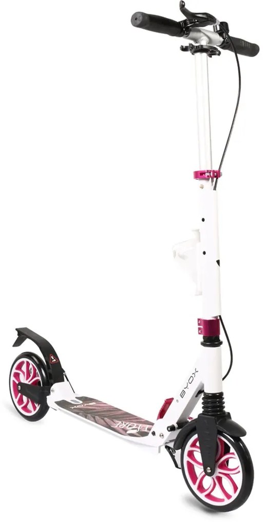 Byox  -  Тротинетка Fiore розов