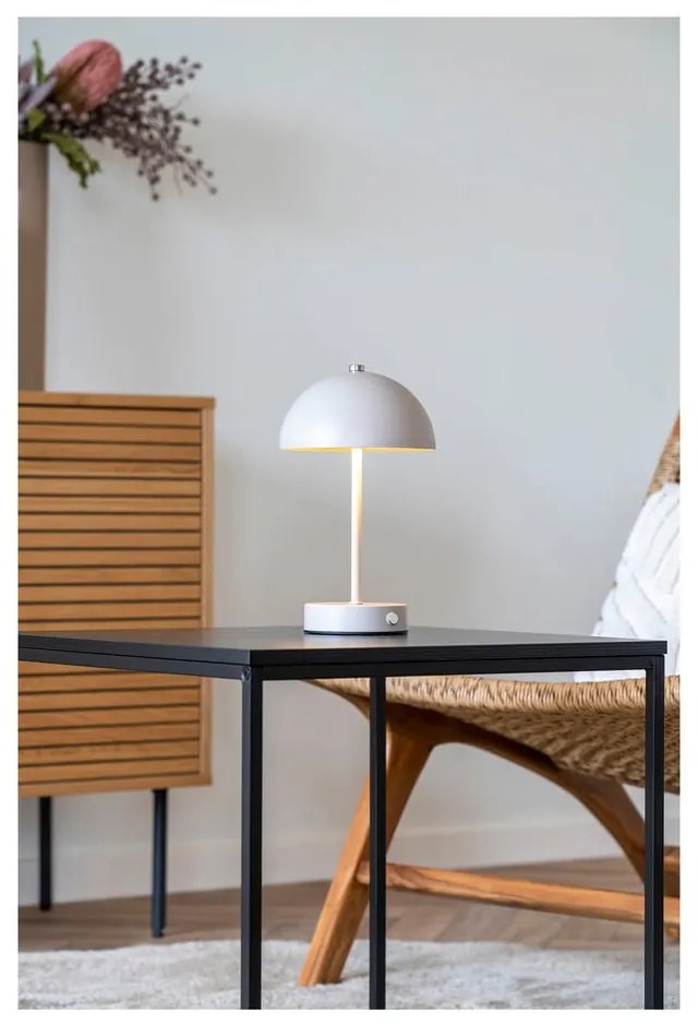 Кремава LED настолна лампа (височина 25 cm) Holt – House Nordic