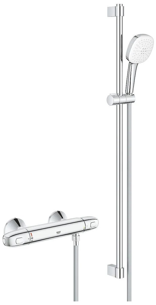 Душ система със смесител 34824005 Grohtherm 1000, Grohe, хром 1/2″
