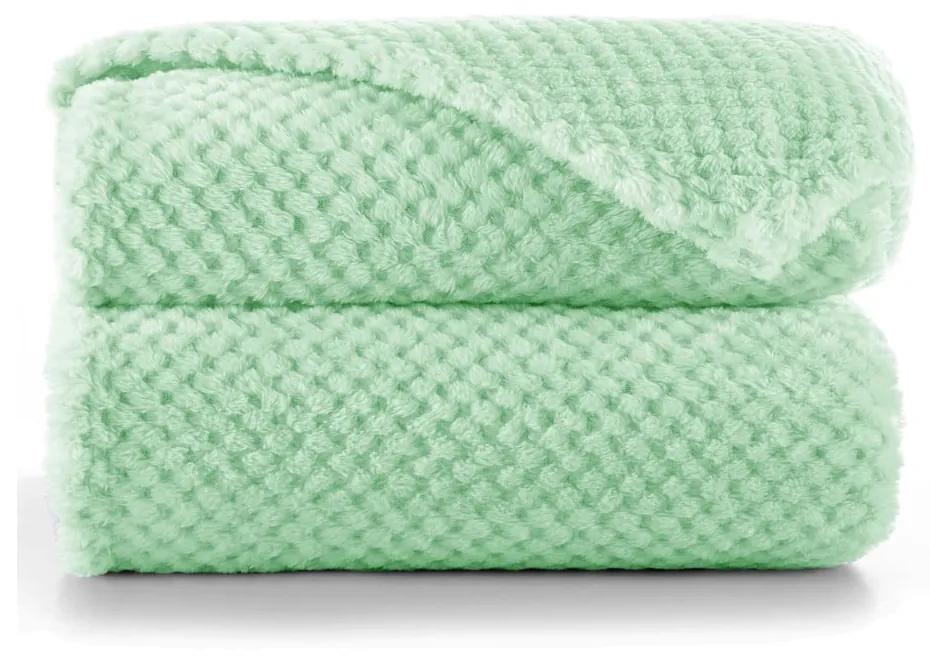 Мента зелено одеяло от микрофибър , 150 x 200 cm Henry - DecoKing