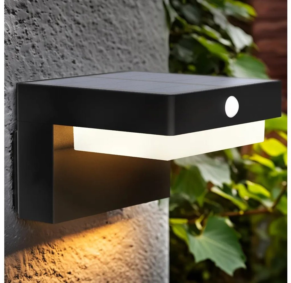 Solight WO7201 - LED соларен стенен сензор PALERMO LED/5W/2000 mAh IP54