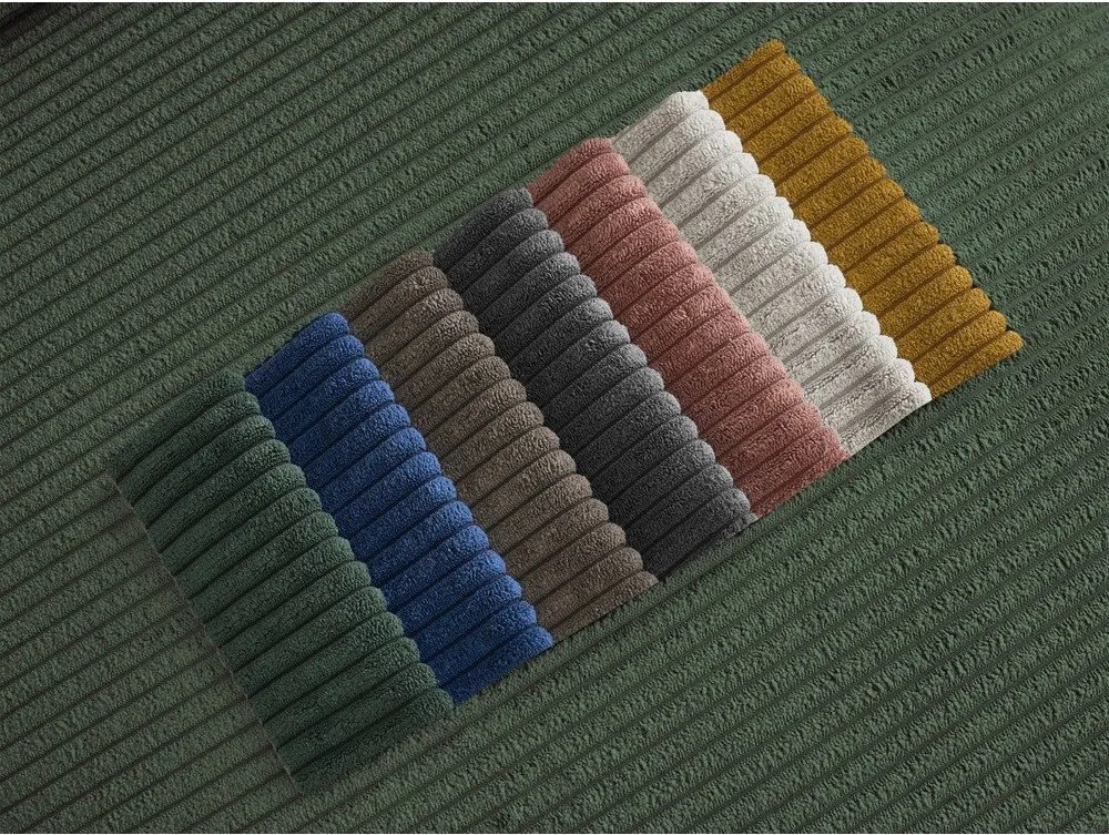 Зелен диван от рипсено кадифе 250 cm Tina – Bobochic Paris