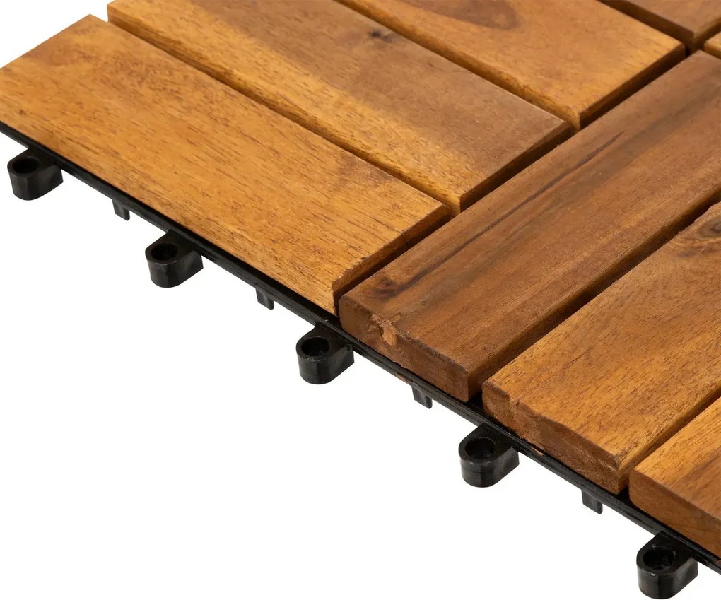 Декинг плочки с клик-система atmosphera 30x30 cm,9 броя, Акация