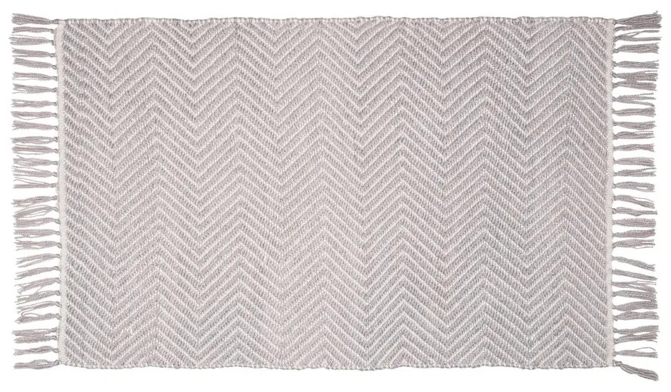 Сива постелка за баня от рециклирана пластмаса Gata, 50 x 80 cm - Wenko