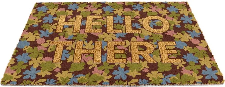 Изтривалка от кокосови влакна 40x60 cm Hello There – Artsy Doormats