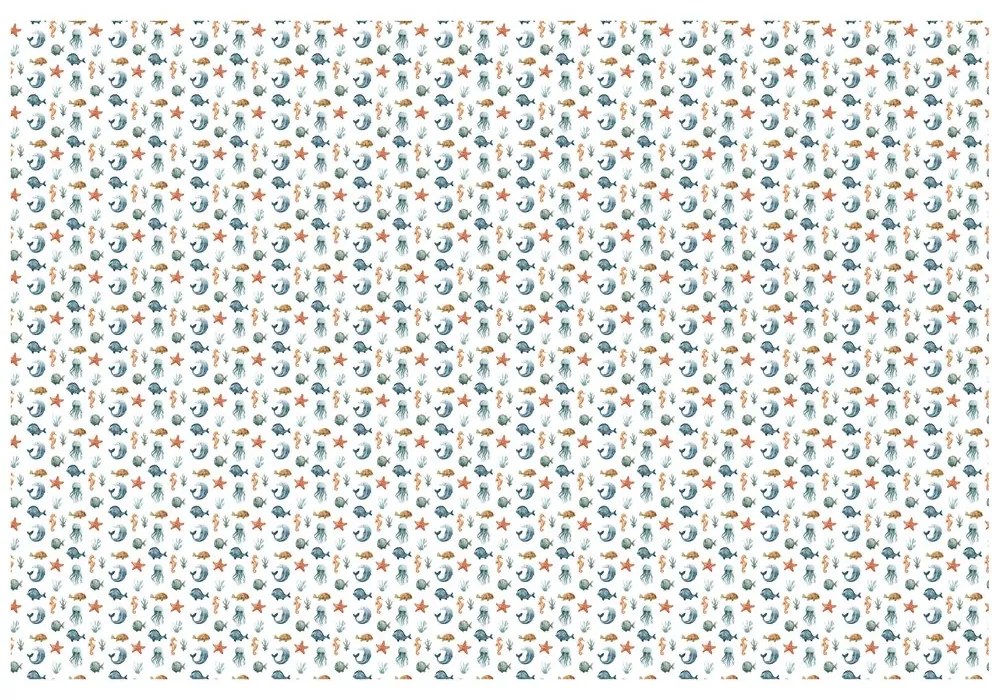 Тапет – Морски свят в пастелни цветове