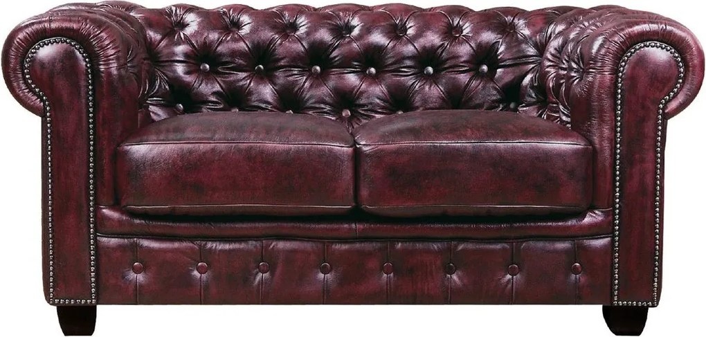 Диван Chesterfield II двуместен-Red antique