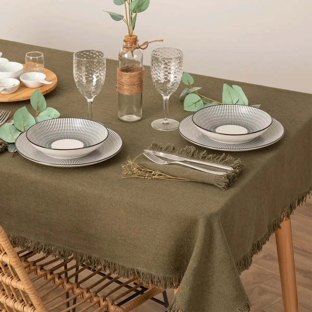 Покривка за маса atmosphera Nappe, 150x250 cm - Бял