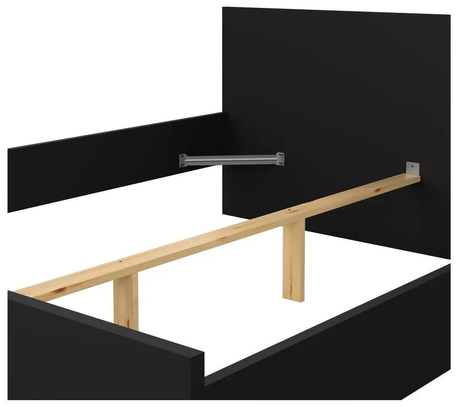 Черно двойно легло 160x200 cm Naia – Tvilum