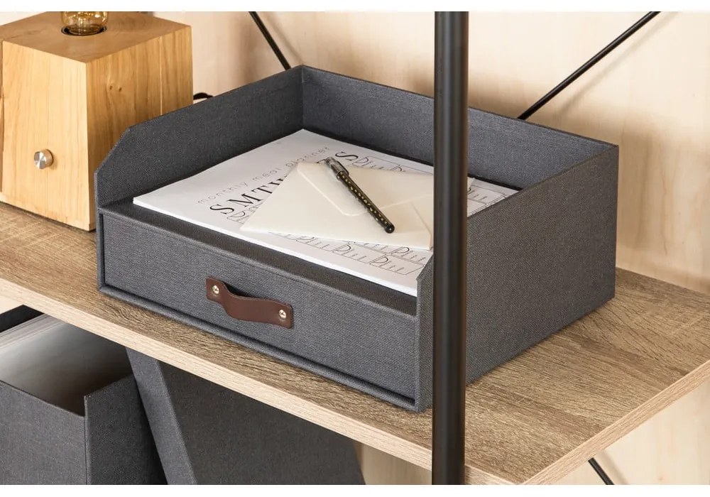 Картонен органайзер за докумнети с чекмедже Walter – Bigso Box of Sweden