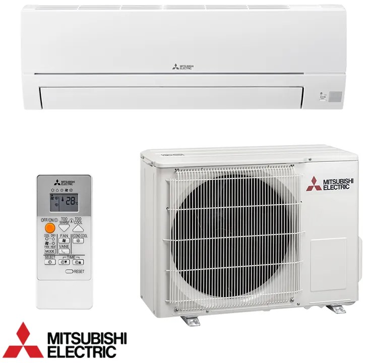 Инверторен климатик Mitsubishi Electric MSZ-HR50VF/MUZ-HR50VF, 18000 BTU, 35 м2, A++/A+, Сребърни йони, R-32, Бял
