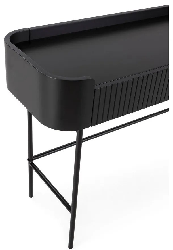 Черна конзолна маса 40x120 cm Willa – MOME