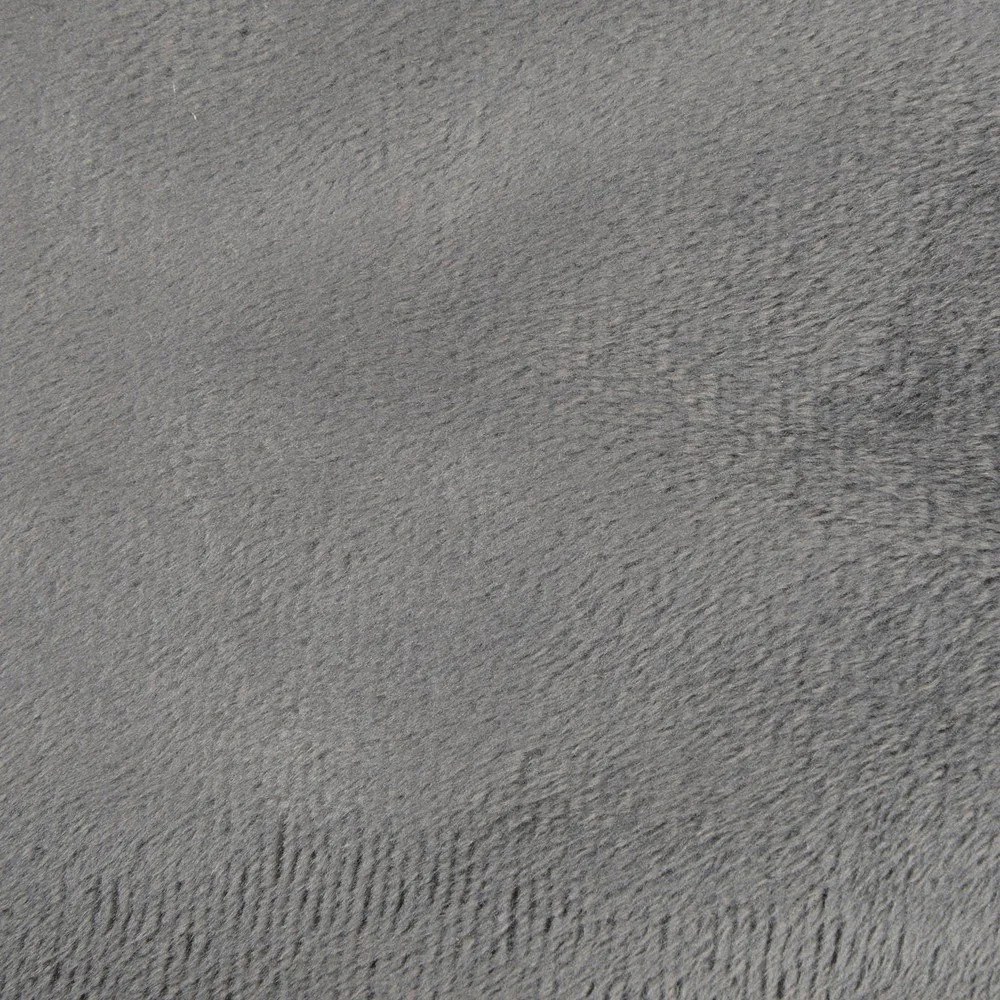 Сиво велурено легло за домашни любимци за куче ø 50 cm Flakes – Love Story