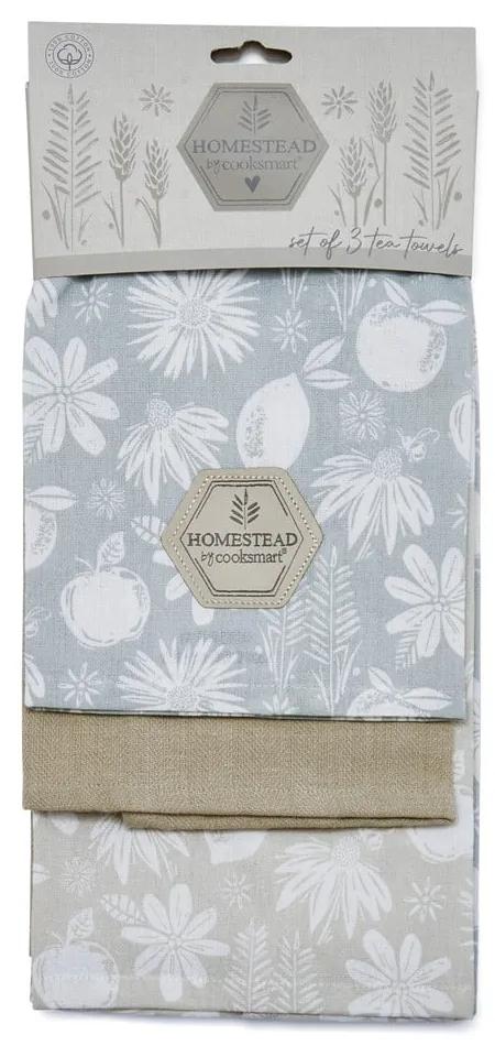 Памучни кърпи в комплект от 3 броя 45x65 cm Homestead - Cooksmart ®
