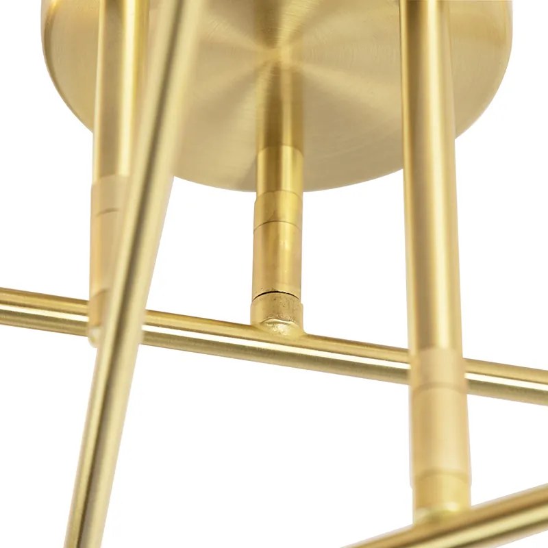 Интелигентна таванна лампа в стил арт деко месинг с 6 WiFi G95 - Сидни