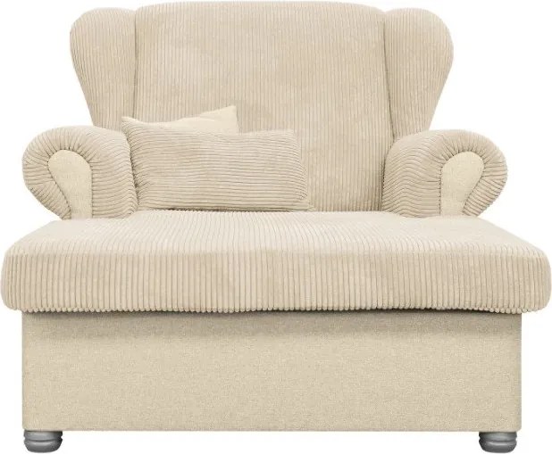 Бежово кресло от рипсено кадифе Lord – Ropez