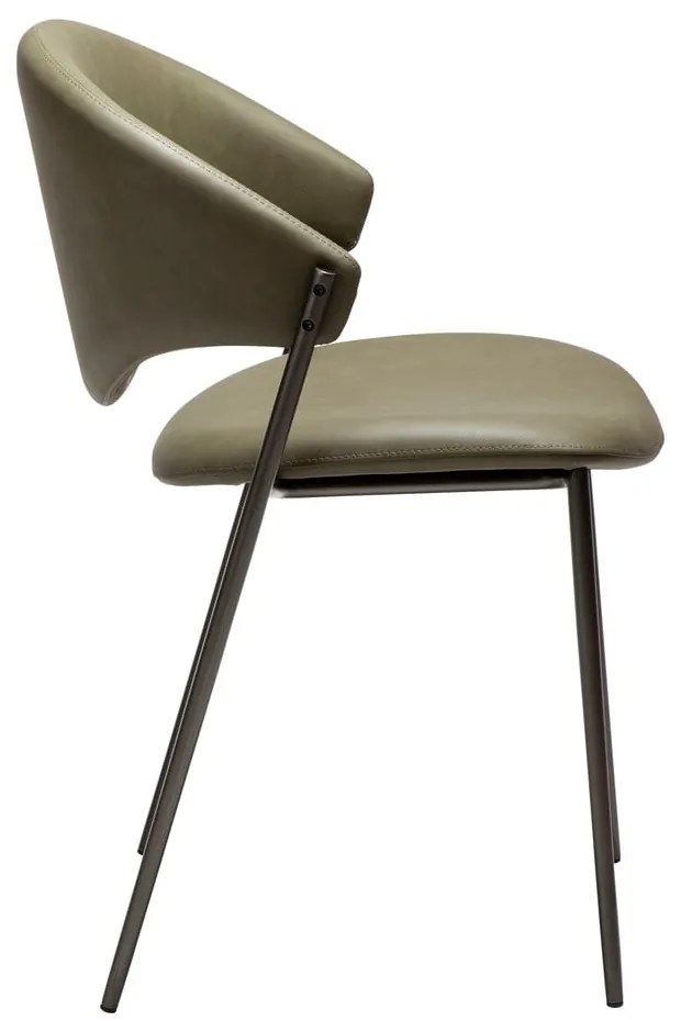 Трапезен стол от имитация на кожа в цвят каки Zone – DAN-FORM Denmark