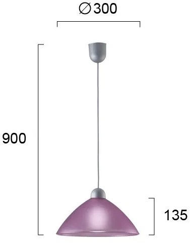 Лампа Viokef Tzeli-Purple