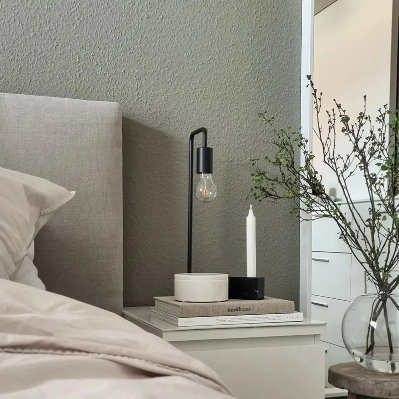 Модерна черна настолна лампа - Facil