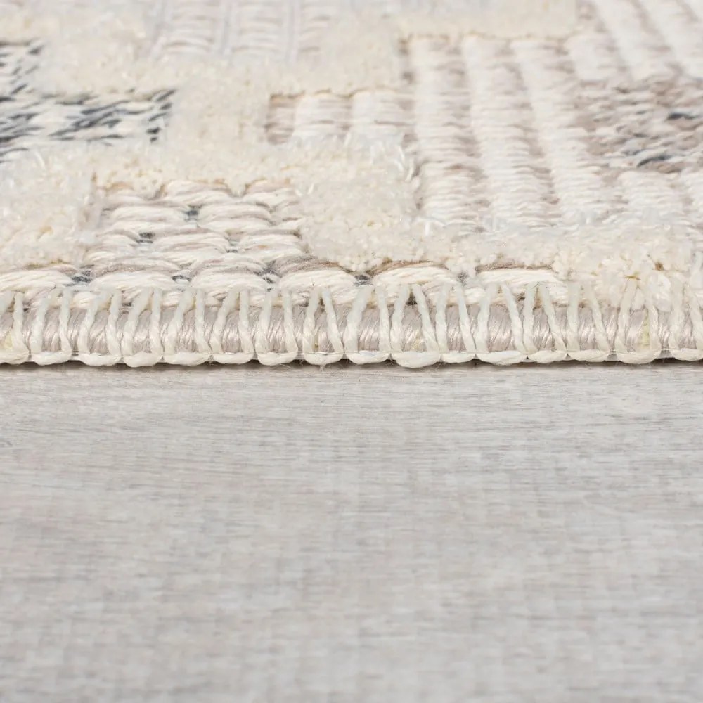 Сиво-бежов килим подходящ за пране 116x170 cm Graysen – Flair Rugs