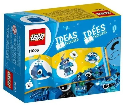 Конструктор LEGO Classic - Творчески сини тухлички - 11006